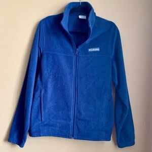 Columbia Navy Fleece Full-Zip Jacket